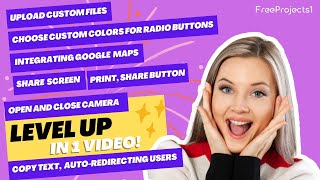 Level Up Your Web Development: 9 JavaScript & CSS Hacks for Dynamic & Interactive | FreeProjects1