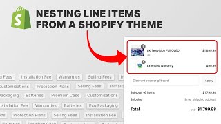Shopify Liquid Tutorial - Nested Line Items For Add-On Products