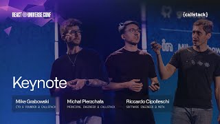 React Universe Conf 2025 Keynote with Mike Grabowski, Riccardo Cipolleschi & Michał Pierzchała