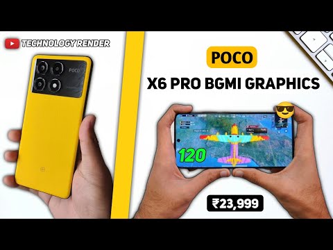 120FPS Unlocked in POCO X6 Pro After BGMI 3.8 Update 🤯?!!