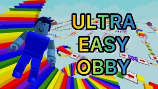 Playing Ultra Easy Obby | Roblox |
