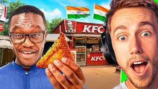 MINIMINTER REACTS TO DEJI TRYING INDIAN KFC