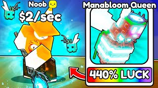 Starting Over As a Noob With NEW OP PET in Roblox Bee Rich