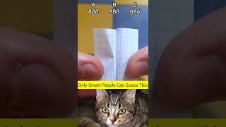 Only 1% People Can Guess This Right! 😱 | Try Now #SmartChallenge #MindChallenge #BrainHack #shorts