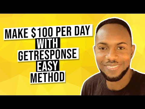 How To Make $100 Per With Getresponse Using Social Media [Step by step Review]