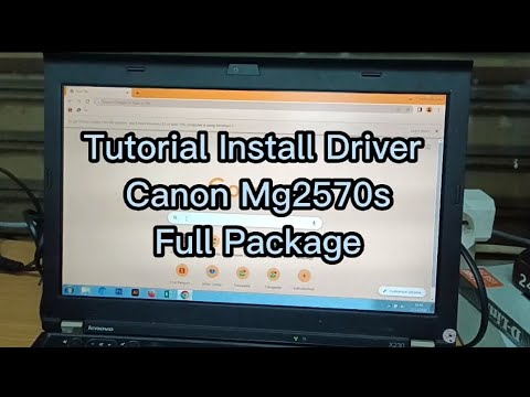 Tutorial Install Driver Canon MG2570S Via Google