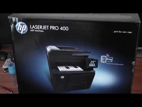 HP Laserjet pro 425dw unboxing
