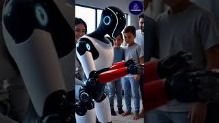 "Future with Robots 🤖 | Smart Humanoid Technology"#FutureTechnology #HumanoidRobot #AI #SmartLife ✅✨