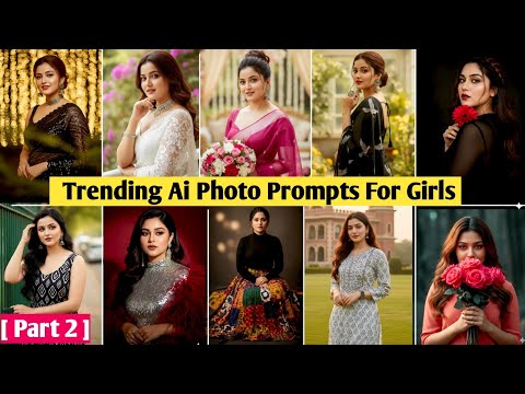 Trending Ai Photo prompts For Girls | Gemini Ai Photo editing prompts { Part 2}