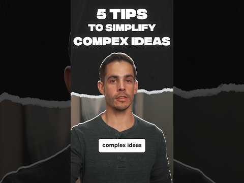 5 Steps to Simplify Complex Ideas #freecontent #leads
