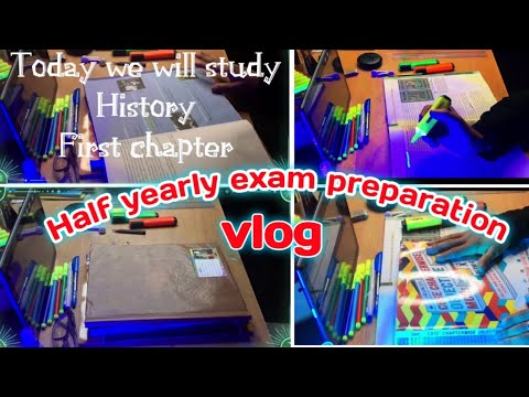 Class 10th | Half yearly Exam Preparation vlog 📖 | Study vlog 2022-2023 |