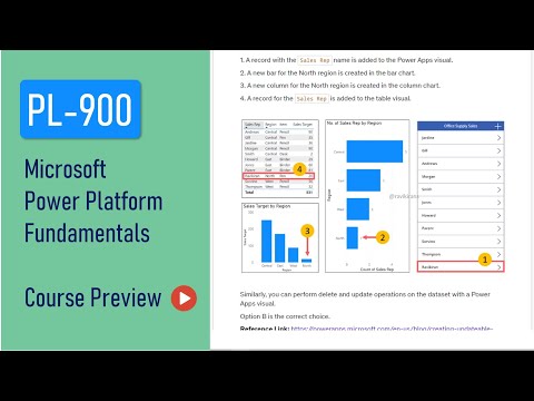 PL-900 Practice Test Microsoft Power Platform Fundamentals Course Preview