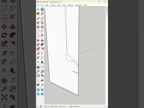 How can we use the follow me tool to create a designer column? -3 #tutorial #shorts #sketchup #3d