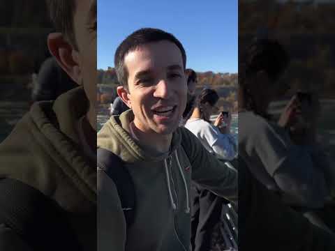 Впервые на Ниагарском водопаде #жизньвсша #иммиграциявамерику #украинцывсша #niagarafalls