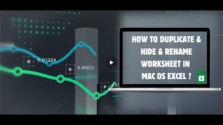 How to duplicate & hide & rename worksheet in Excel