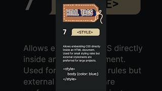 Html Tags | Website Development #music #html #javascript #css #web #webdevelopment #trending #foryou