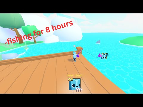 I spent *8 HOURS* fishing for the huge poseidon corgi!