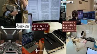 a playlist to romanticize studying Business
