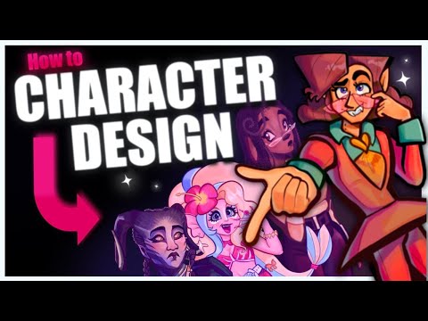 HOW TO DESIGN CHARACTERS   (OCS, Severance, Dragon age Veilguard, and more!)
