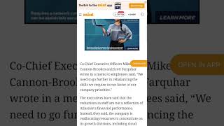 Atlassian Layoffs Latest News | #shorts #techlayoffs