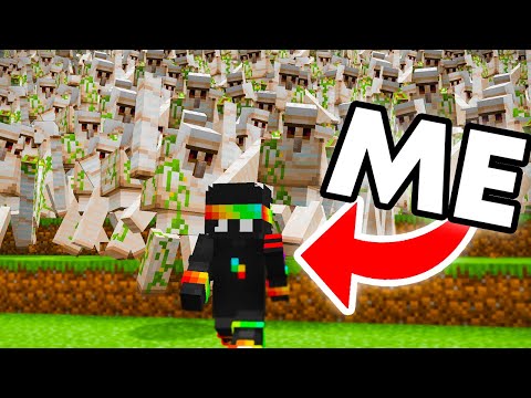 1,047 Iron Golems VS Minecraft Player...