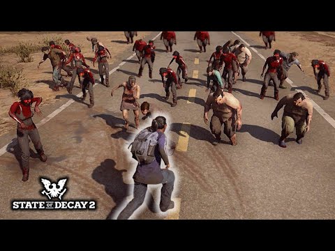 Big Zombie Horde Vs Rusty Screwdriver - No Stamina Challange | State of Decay 2