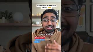 start your internship stronger than superman