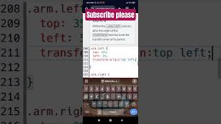 CSS Transformation by building a Penguin step90 #ytshorts#youtubeshorts#freecodecamp #htmlcss#reels