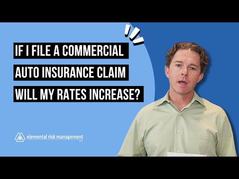 If I File a Commercial Auto Insurance Claim Will My Rates Increase?