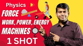 ICSE Physics LIVE 🚀 Force, Work, Power, Energy & Machines Made EASY | Class 10th