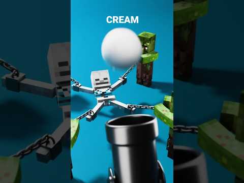 Minecraft Zombie Villagers x Skeleton 🕹️🔥 #animation #minecraft #minecraftvideos