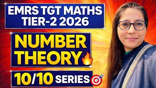 NUMBER THEORY 🔥 || 10 MOST IMPORTANT MCQ's 🎯 || PRACTICE SET -1 || EMRS TGT MATHS TIER-2 EXAM 