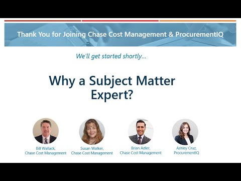 Webinar: The Role of Category Expertise in Your Procurement Strategy