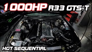 FLAT SHIFT SEQUENTIAL SETUP | POWERTUNE AUSTRALIA | HGT GEARBOX | 1000HP R33 GTS-T