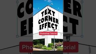 Text corner effect in Photoshop #gfxmentor #photoshop #shorts