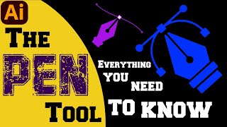 The Ultimate guide of Pen tool in Illustrator. Use Pen tool never like before  , Illustrator Tricks.