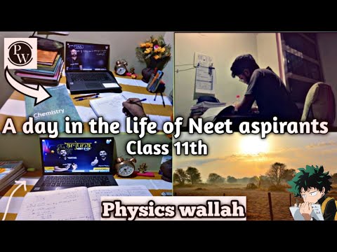 A day in the life of Neet aspirants📚 | physics wallah | Neet aspirants| study vlog