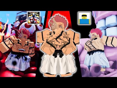 GOJO Rating HEIAN SUKUNA In Different Roblox Anime Games