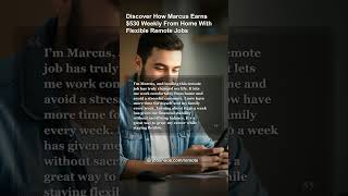 Work From Home: How Marcus Makes $530 Weekly with Flexible Remote Jobs