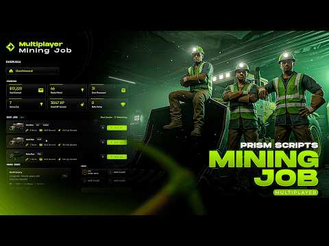 Prism Advanced Mining | Multiplayer, Custom Props, Refining & Crafting | [ESX, QBCORE, QBOX]