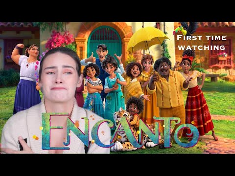 Depressed girl watches **Encanto** for the first time