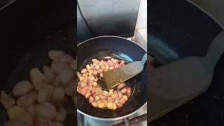fast fried "shallots garlic 😊#shorts #yearofyou