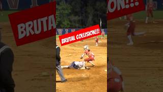 Full Speed COLLISION at Home Plate! | Fastpitch Softball Drama