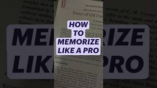 How to memorize like a pro #motivation #studysmart #smartstudytips #successsigma #studytips #study