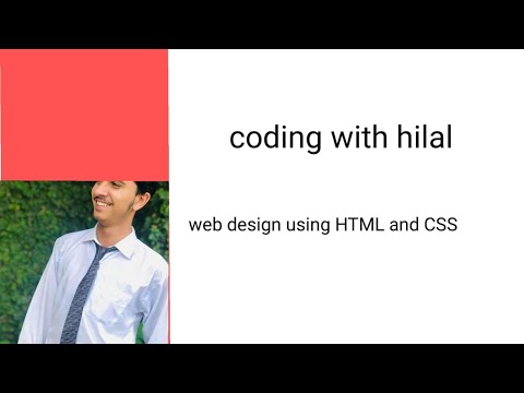 how to make web using html and css ||coding with hilal #html5 #css3 #design #webdesign #coder