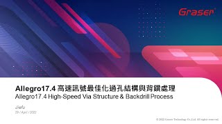 精彩回顧 ｜ Allegro 17.4 高速訊號最佳化過孔結構與背鑽處理