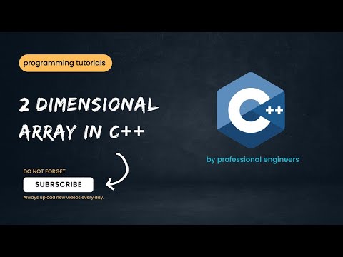 Part 16 - Two  Dimensional Array in C++ || Urdu / Hindi || #professionalengineers