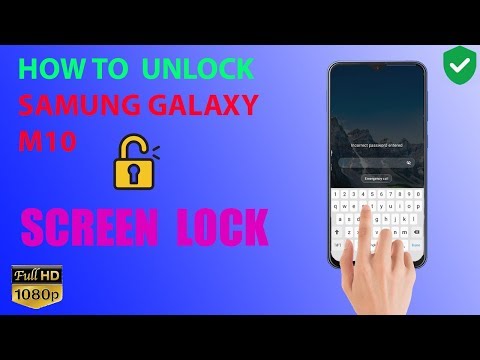 How to Unlock Smasung Galaxy M10 Screen Lock Tech Master