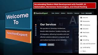 Accelerating Modern Web Development with FastAPI, AI Automation, Serverless Technologies
