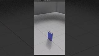 Quick & Easy Low-Poly Book Modeling - Speed lapse Edition! #blender